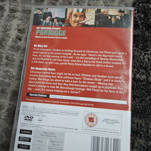 Porridge The Christmas Special BBC DVD Classic Comedy British Sitcom - Picture 3 of 9